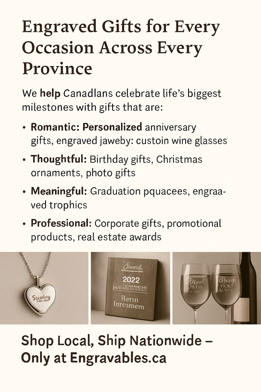 Where to Buy Personalized Engraved Gifts in Mississauga, Toronto & Across Canada