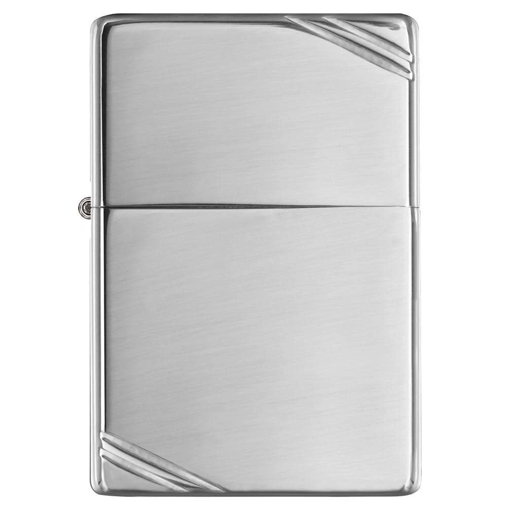 Custom Engraved Zippo – High Polish Chrome Vintage with Slashes | Personalized Gift for Him (Canada)