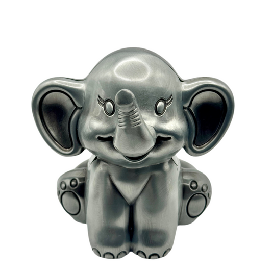 Engraved Money Bank – Cute Elephant Coin Bank for Kids & Keepsake Gift