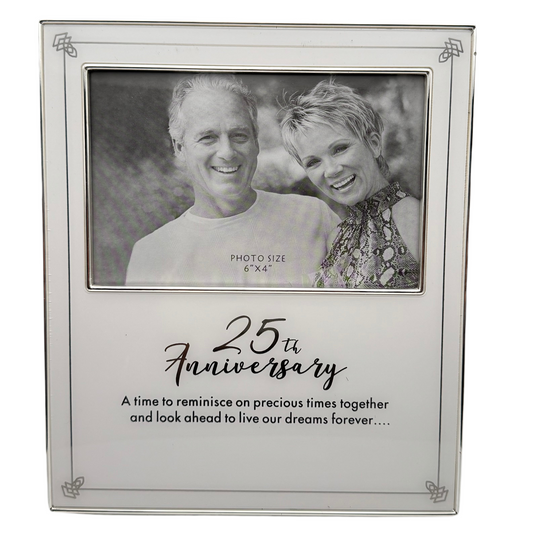 25th Anniversary Photo Frame – Silver Jubilee Couple Picture Frame | Personalized Gift Canada