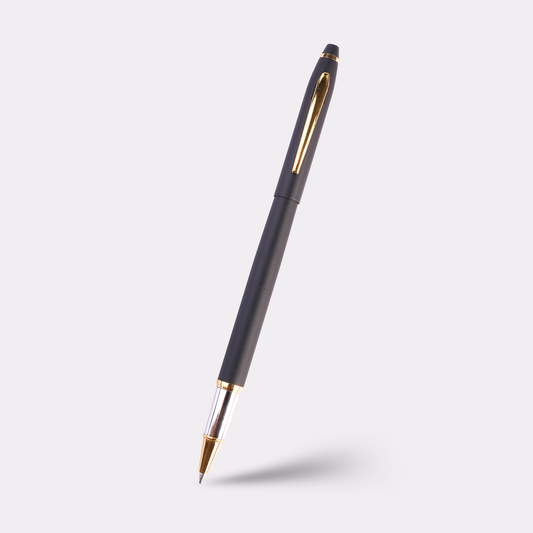 Engraved Matte Black & Gold Pen – Personalized Gift for Executives & Graduates