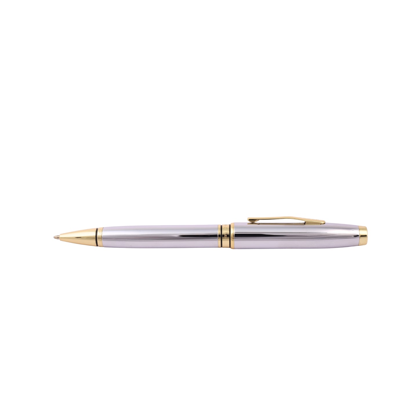 Engraved Cross Bailey Light Black Resin Ballpoint Pen – Personalized Luxury Pen with Gold Trim in Gift Box for Executive Gifts