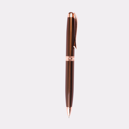 Custom Engraved Black & Rose Gold Pen – Personalized Gift for Office or Graduation