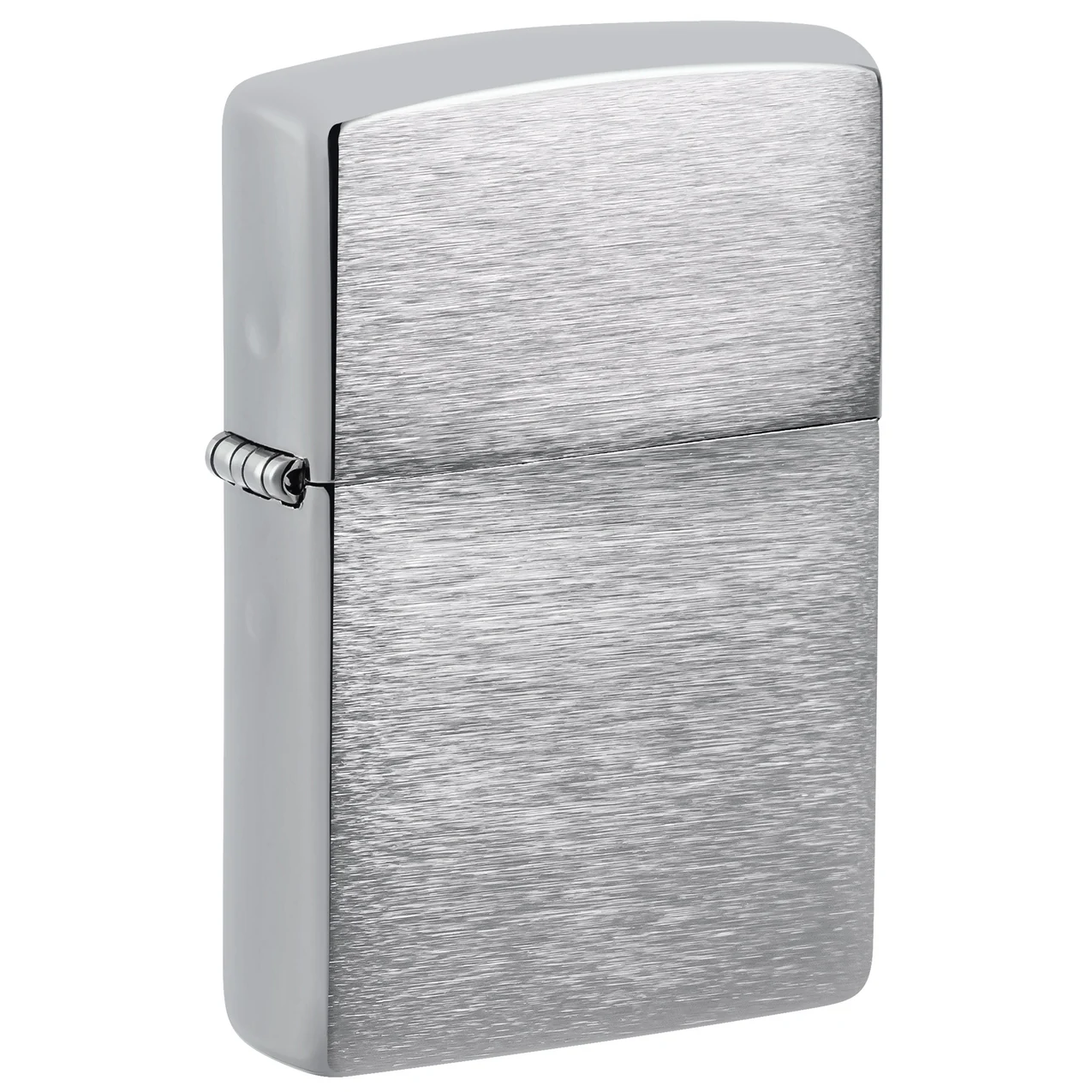 Custom Armor Brushed Chrome Zippo Lighter – Personalized Engraving | Heavyweight Windproof Lighter