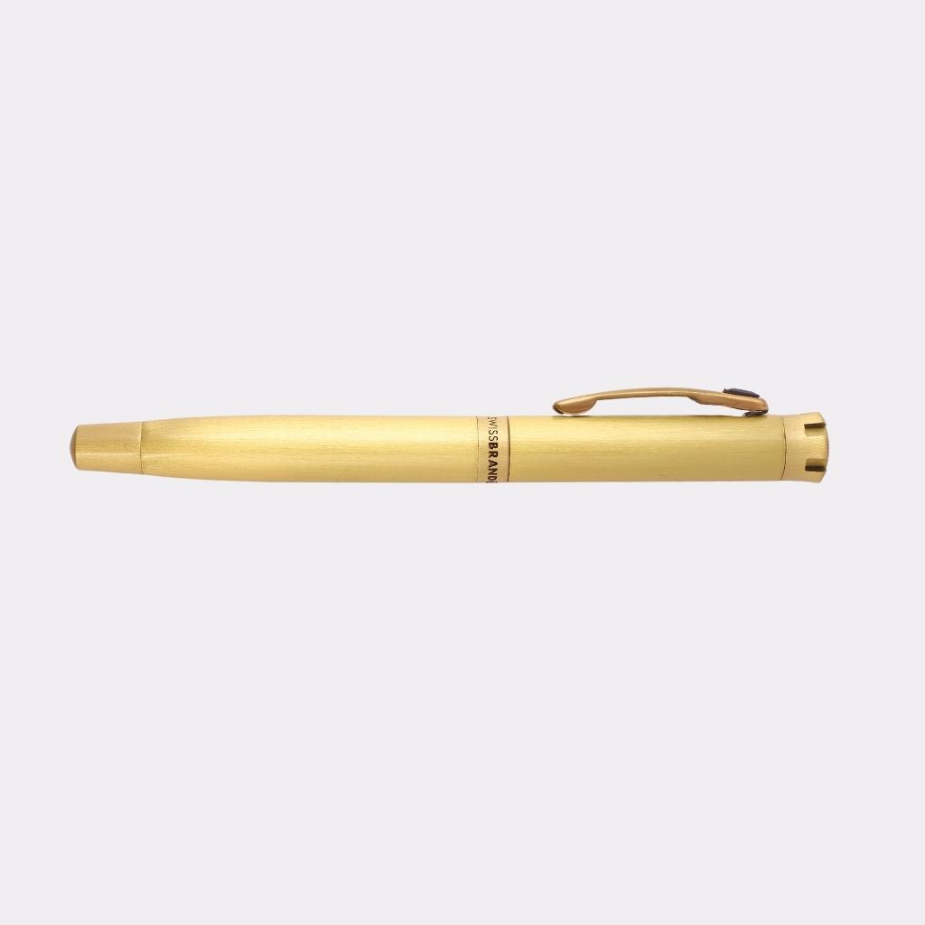 SwissBrand Gold Engraved Pen – Luxury Executive Gift