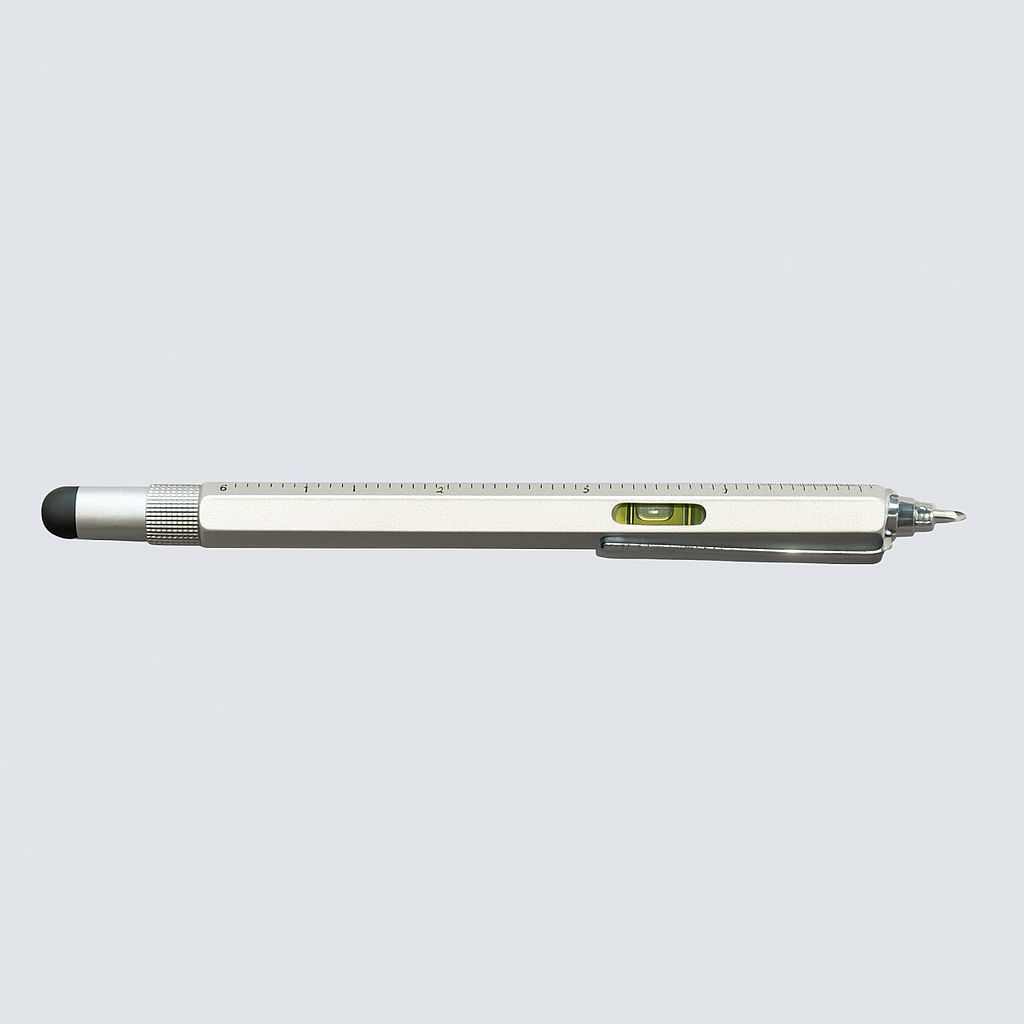 6-in-1 Multi-Tool Pen – Ruler, Stylus, Screwdriver & More