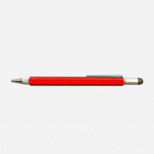 6-in-1 Multi-Tool Pen – Red Edition