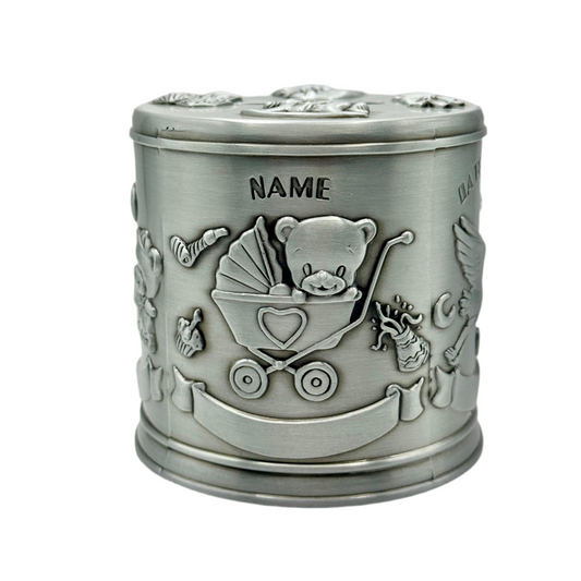 Engraved Coin Bank – Personalized Savings Gift for Kids & Adults