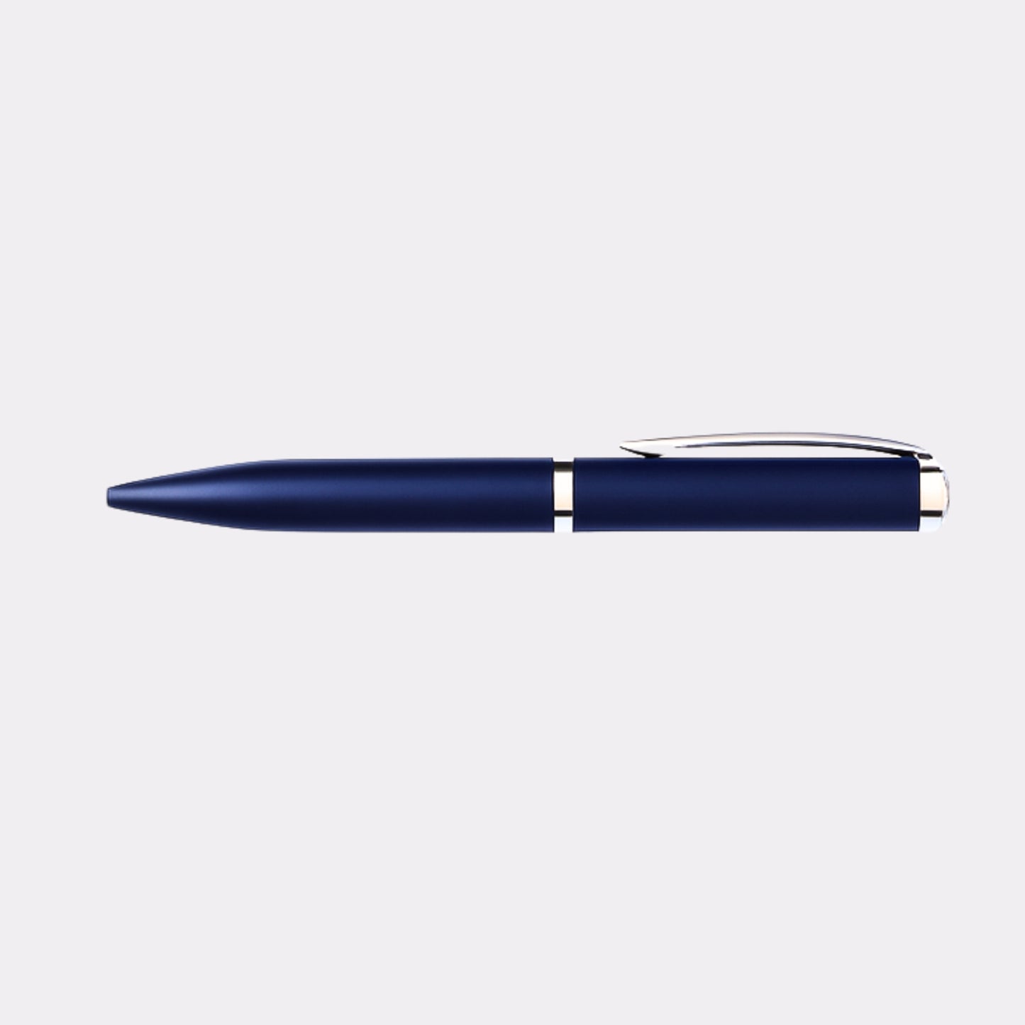 Blue Engravable Diary & Pen Gift Set – Custom Name Plate Corporate Notebook