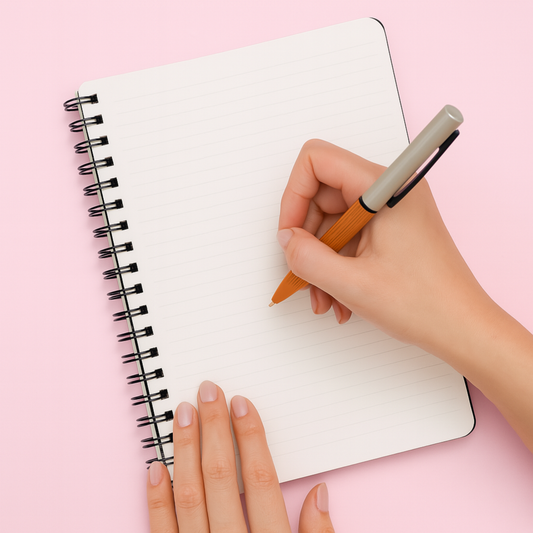 Custom Engraved Orange Grip Pen – Personalized Gift for Students & Offices