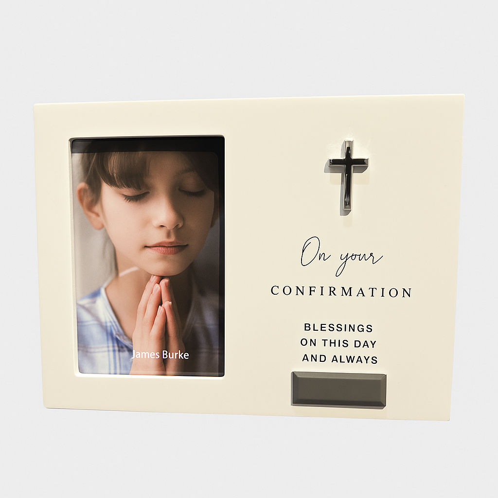On Your Confirmation Blessing Photo Frame – 4x6"