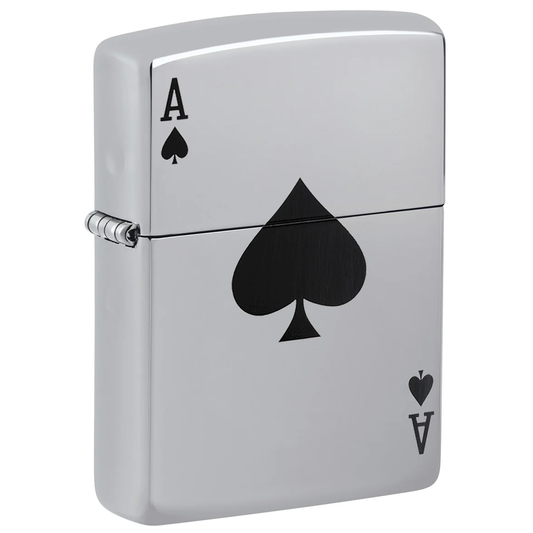 Custom Engraved Zippo Lighter – Lucky Ace Design | Personalized Gift for Him (Canada)