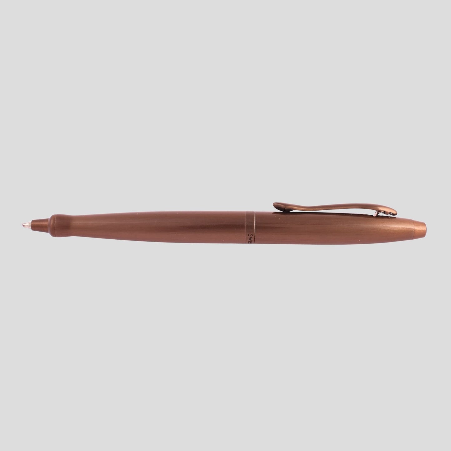 SwissBrand Copper Matte Executive Pen – Luxury Refillable Ballpoint with Personalized Engraving Option
