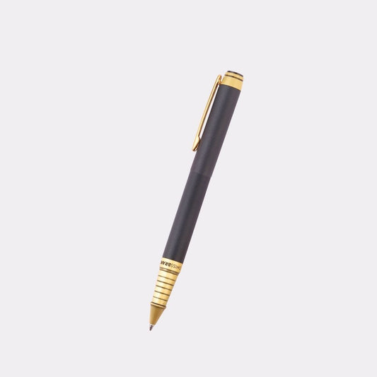 SwissBrand Black & Gold Executive Pen – Custom Engraved Gift