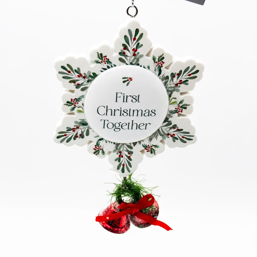 First Christmas Together Ornament | Personalized Couple Ornament | Custom Engraved Christmas Gift | Newlywed Ornament Canada