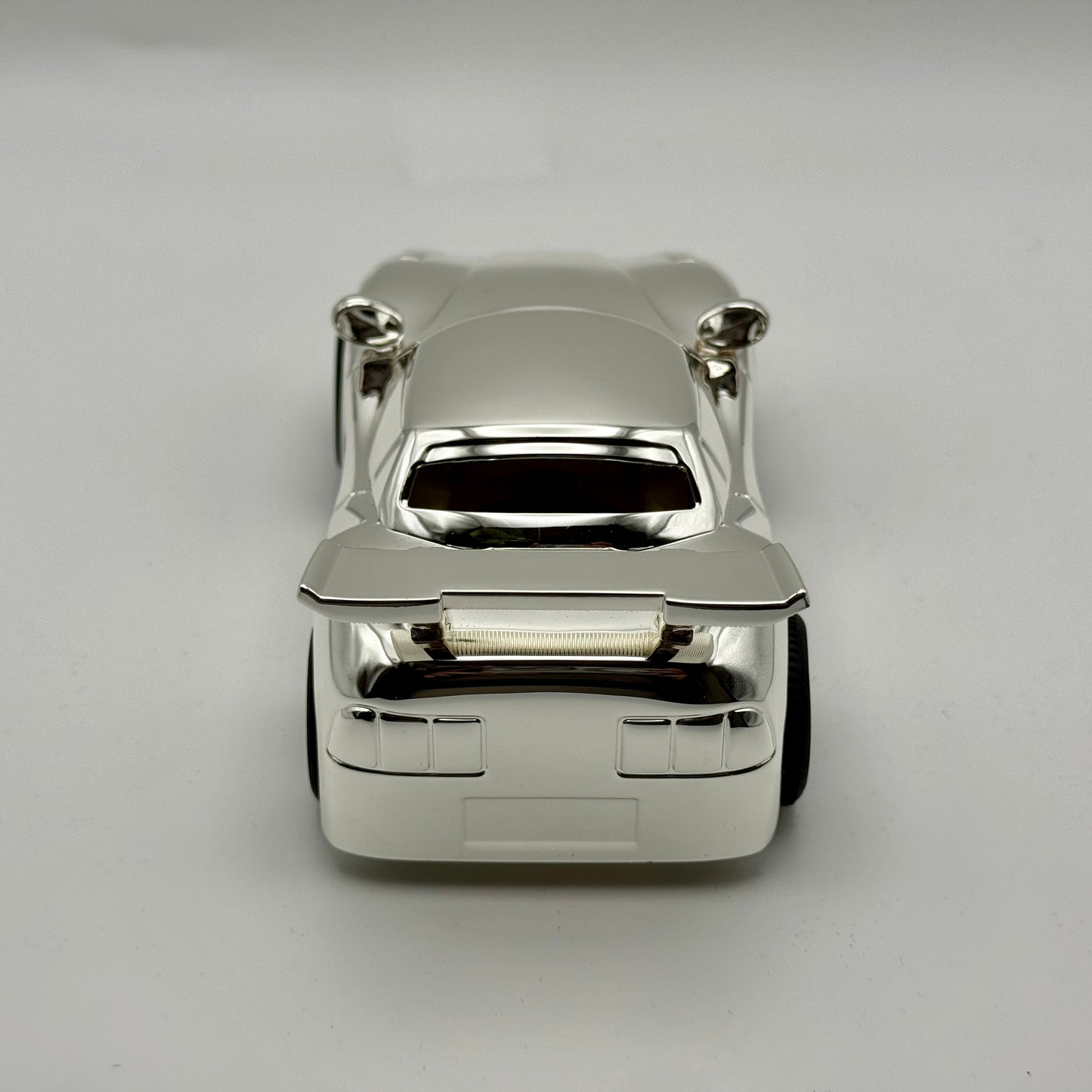 Engraved Keepsake Silver Sports Car – Luxury Collectible Gift