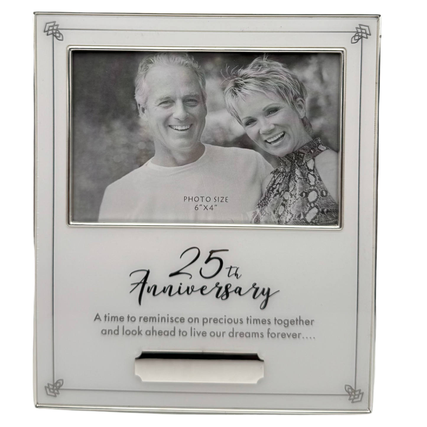 25th Anniversary Photo Frame – Silver Jubilee Couple Picture Frame | Personalized Gift Canada
