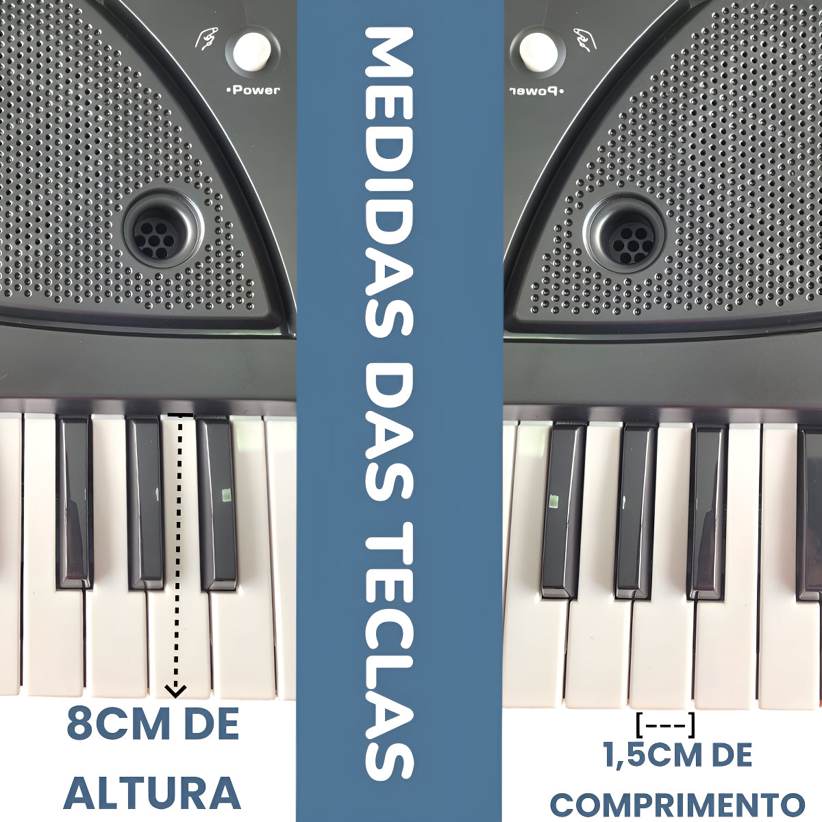 BIGFUN BF-730C 61-Key Electronic Keyboard Piano for Kids & Beginners | Portable Music Keyboard with Dual Speakers, USB/Headphone Jack | Best Price Canada $39.99