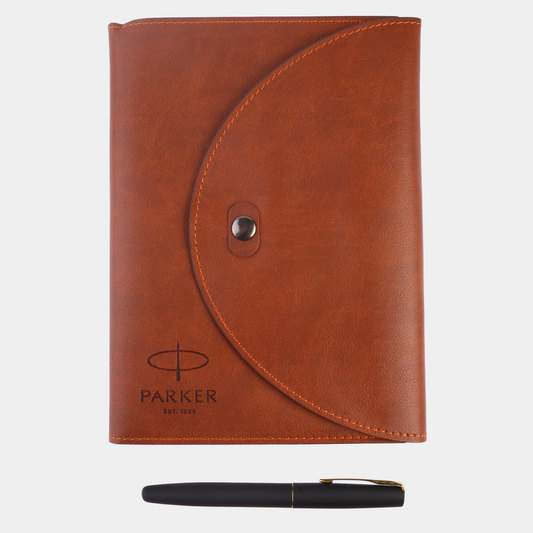 Custom Engravable Parker Pen & Diary Gift Set – Premium Personalized Stationery for Office & Gifting