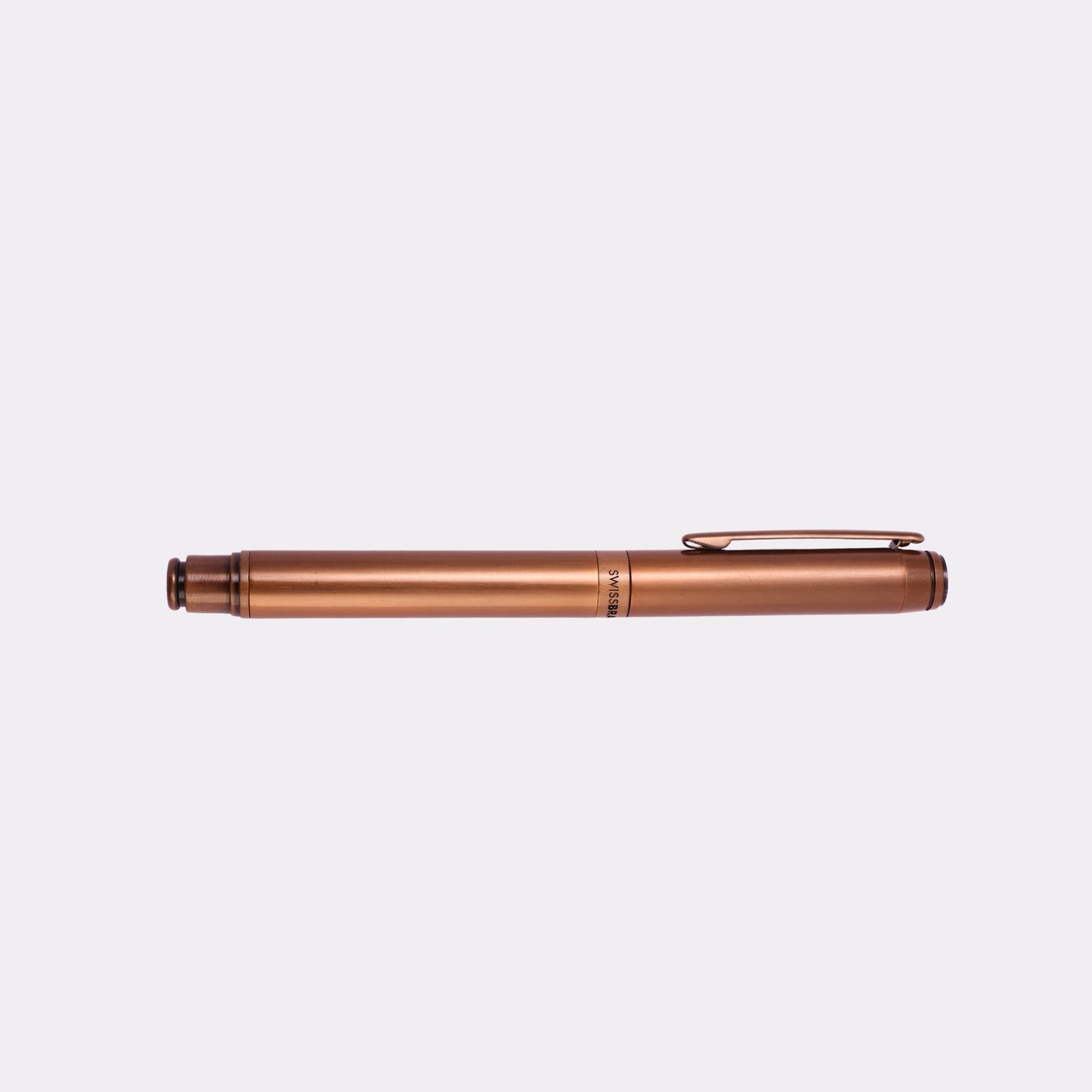 Engravable Swissbrand Copper Fountain Pen – Personalized Metal Writing Pen in Gift Box for Professionals & Gifting