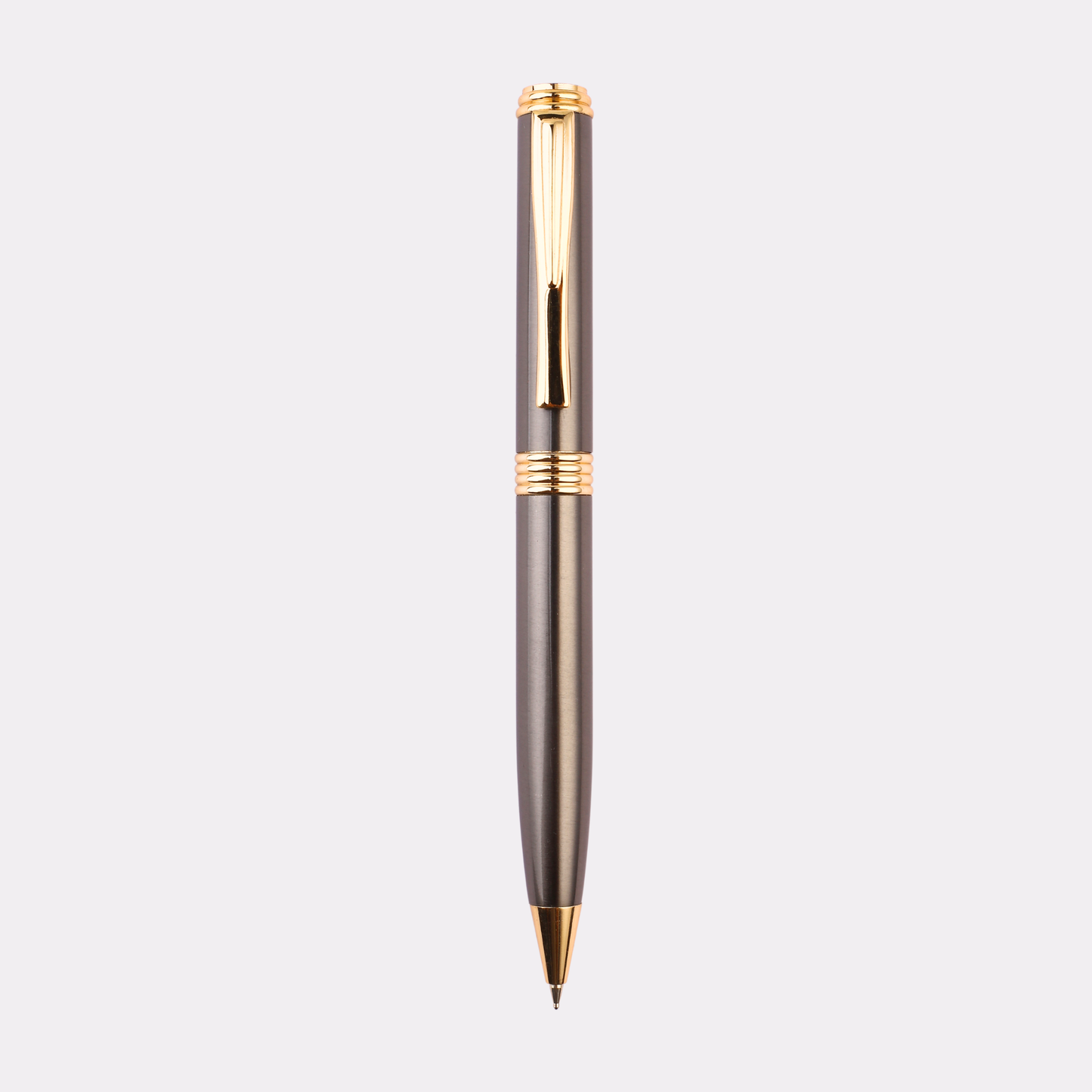 Engraved Gunmetal & Gold Pen – Premium Personalized Gift for Executives & Professionals