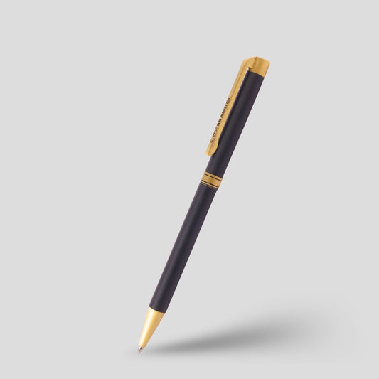Custom Engraved Black & Gold SwissBrand Executive Pen – Gift Box Included