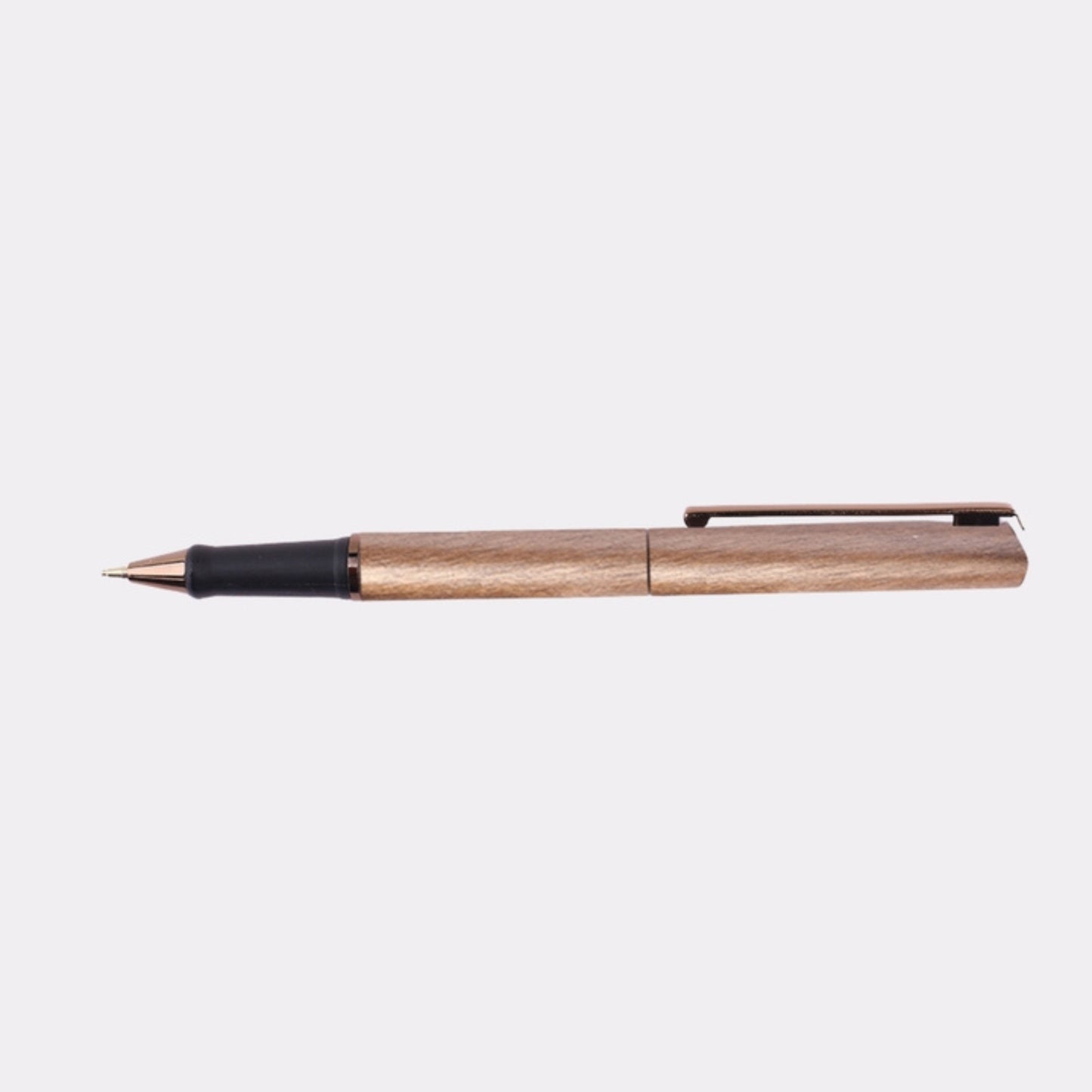Engraved Wood Finish Metal Pen – Personalized Gift for Professionals & Writers