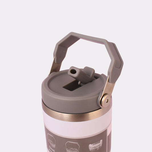 Custom Engraved White 40 oz Tumbler with 3-Way Lid – Personalized Stainless Steel Travel Mug with Straw, Sip & Seal Options