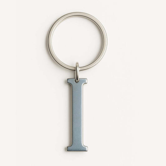 Premium Stainless Steel Alphabet Keychain – Letter “I”