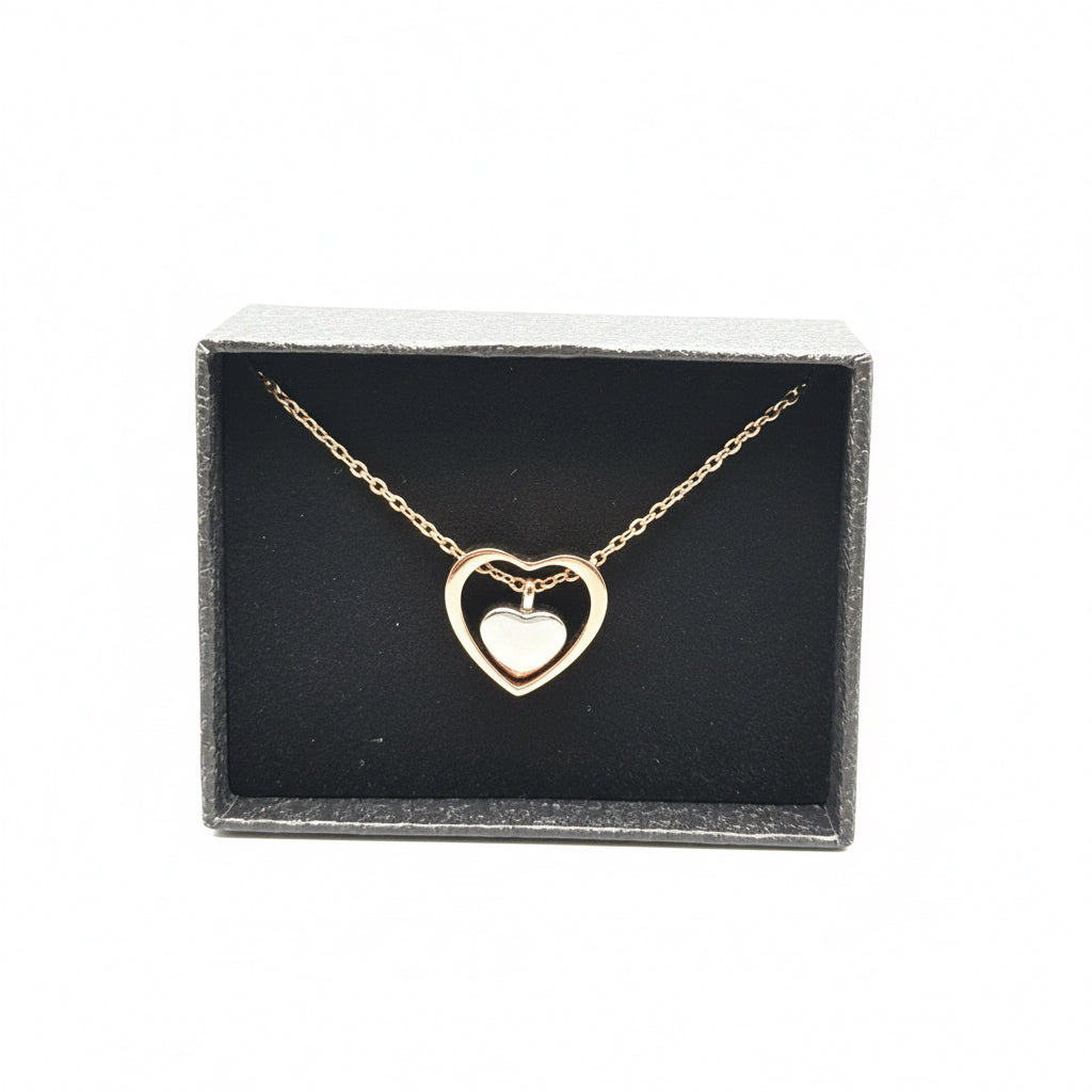 Heart Cremation Urn Necklace – Personalized Memorial Jewelry | Customized Ashes Pendant Keepsake | Engraved Urn Necklace Canada