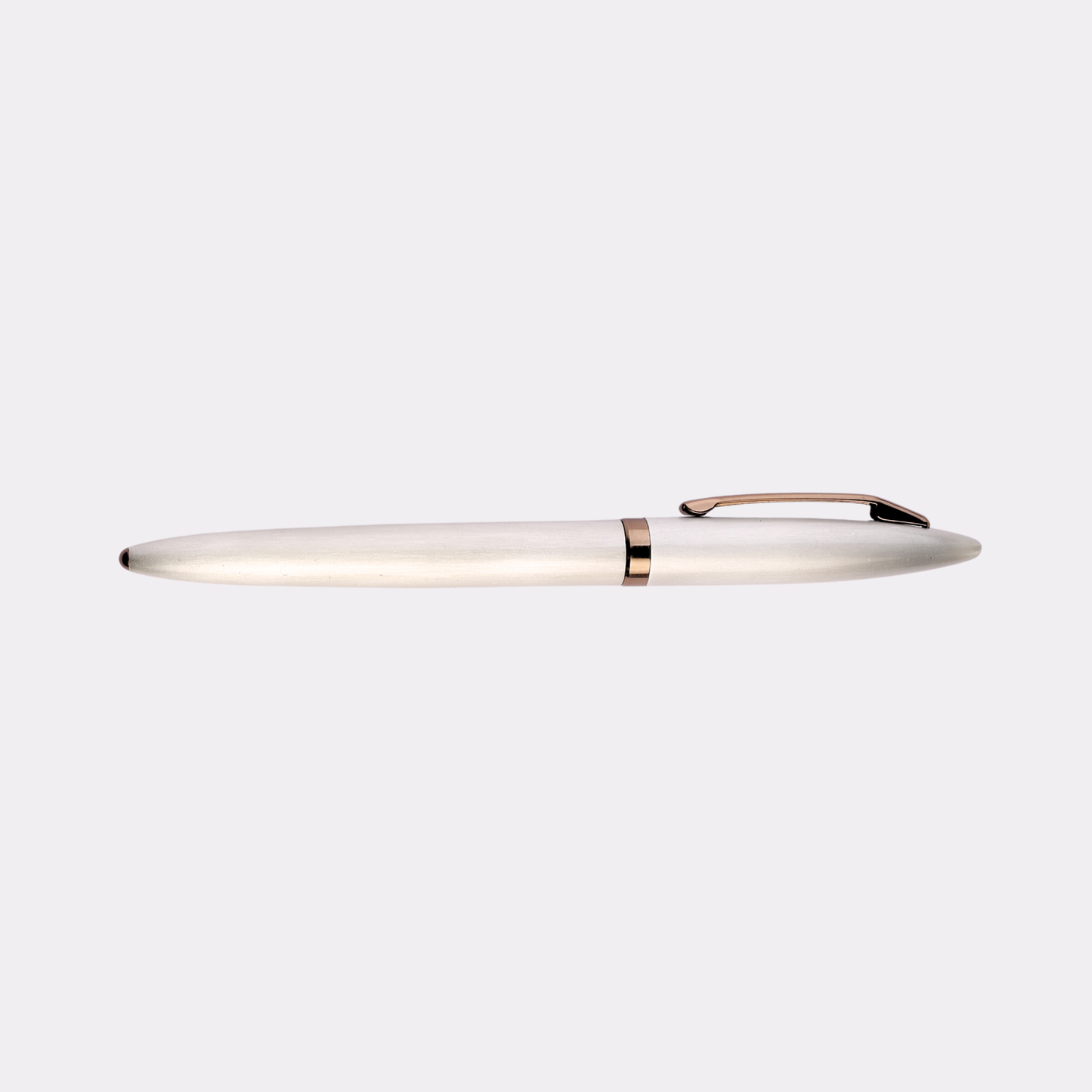 Engraved White & Bronze Pen – Personalized Gift for Women, Office & Journals
