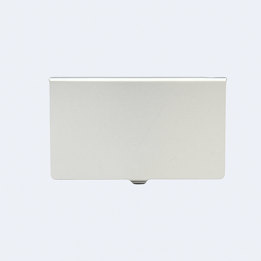 Engraved Business Card Holder Executive Silver