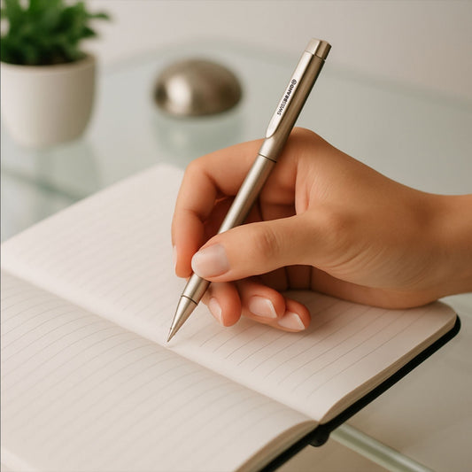 Silver SwissBrand Ball Pen – Custom Name Engraving with Gift Box