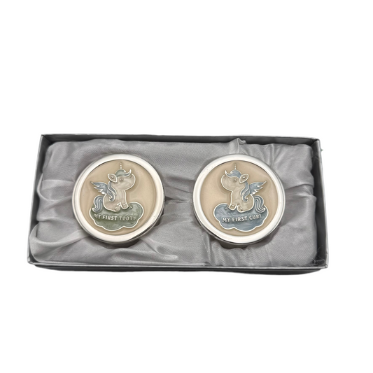 Engraved Baby Keepsake Box Set – Personalized “My First Tooth & Curl” Memory Gift Canada