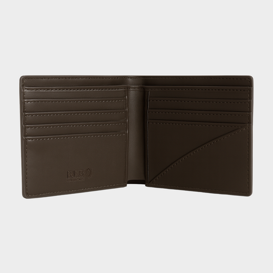 Giordano RFID Bi-Fold Grey Wallet for Men – Personalized Engraving Available