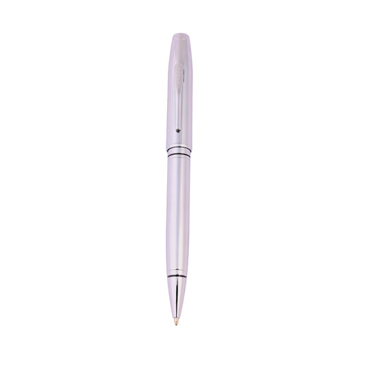 Cross Conventry Chrome Ballpoint Pen – Custom Engraved Luxury Writing Gift with Gift Box