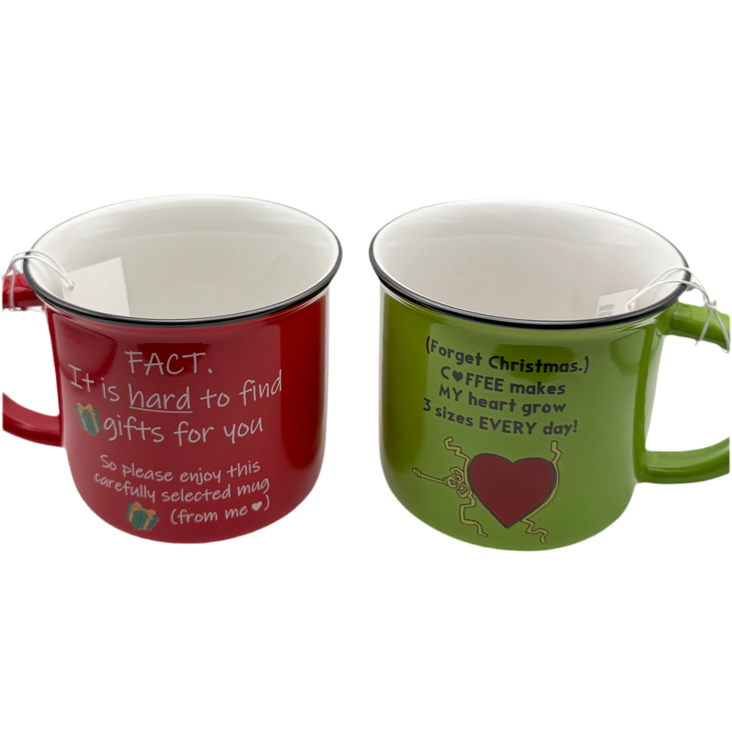 Personalized Christmas Mug Set – Custom Engraved Holiday Coffee & Tea Cups Gift | Canada & USA
