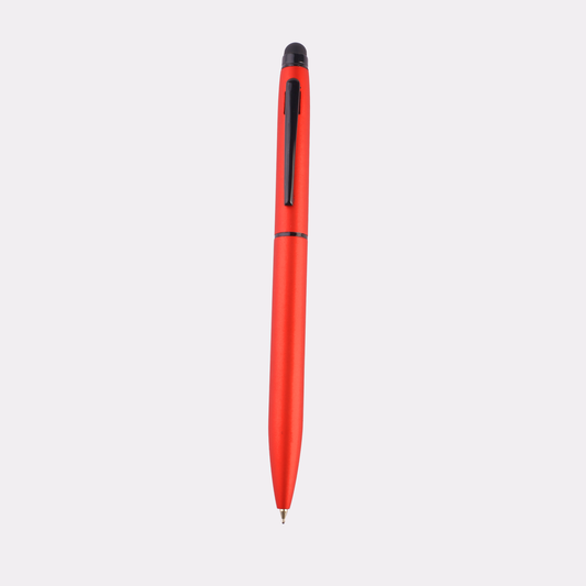 Engraved Matte Red Stylus Pen – Personalized Gift for Office, School & Tech Use