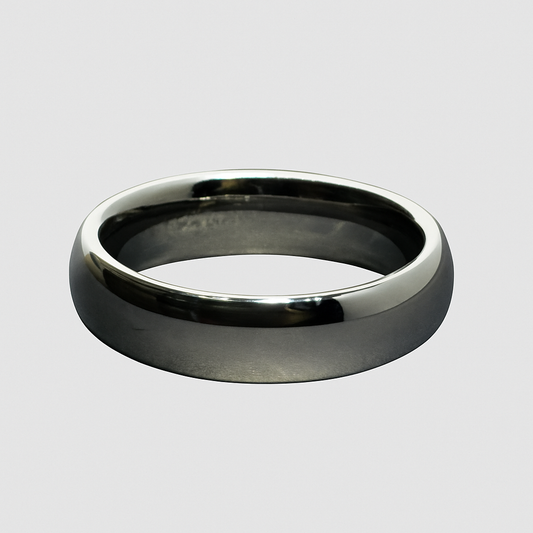 Classic Polished Tungsten Ring
