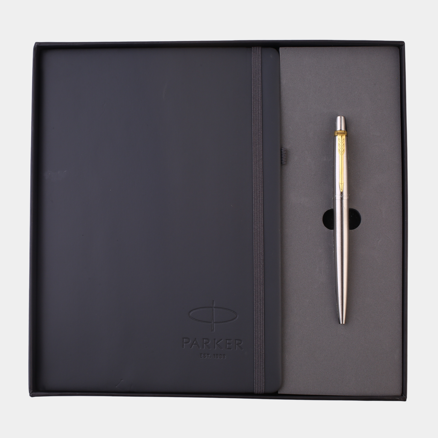 Parker Black Diary & Pen Gift Set – Premium Personalized Gift for Professionals