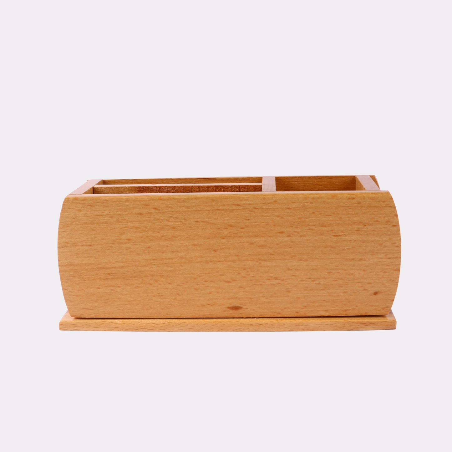 Custom Wooden Desk Organizer – Multi-Slot Pen & Stationery Holder for Office or Home