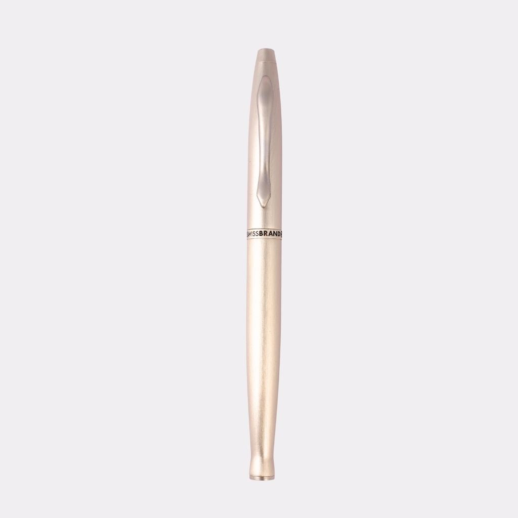 SwissBrand Silver Engraved Pen – Premium Gift Box