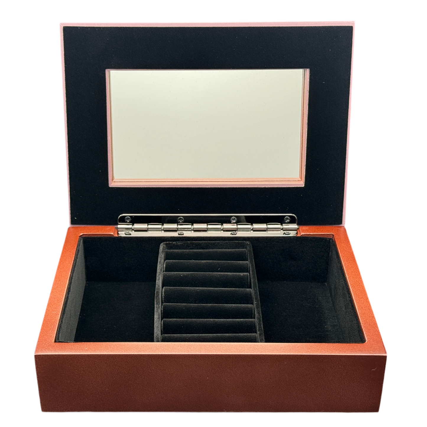 Personalized Jewelry Box with Silver Butterfly Design – Wooden Jewelry Storage Canada