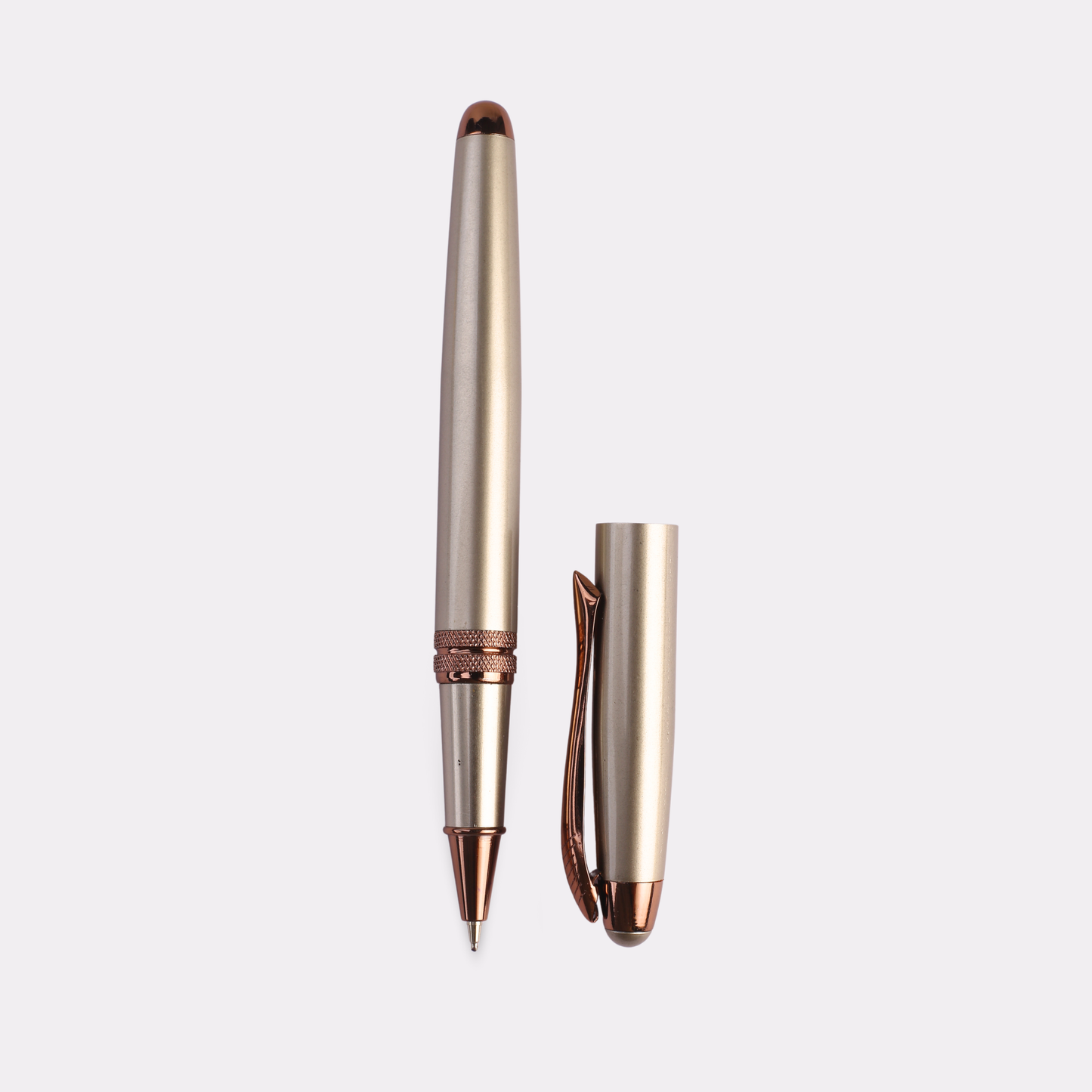 Engraved Champagne & Rose Gold Pen – Personalized Executive Gift for Professionals