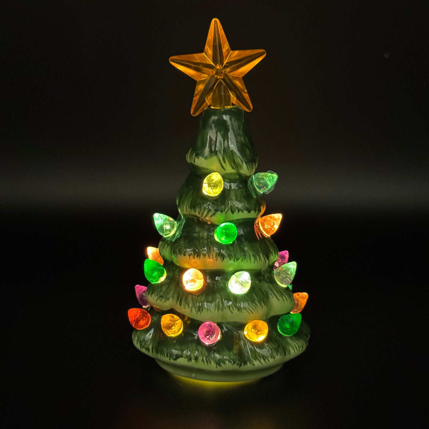 Christmas Gifts Canada – Ceramic Christmas Tree with Multicolor Lights & Star | Personalized Christmas Gift | Custom Engraved Holiday Decoration | Unique Christmas Decor 2025