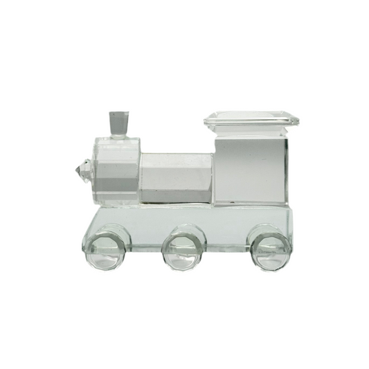 Engraved Glass Train Keepsake | Personalized Collectible Gift for Kids, Birthdays & Special Occasions in Canada