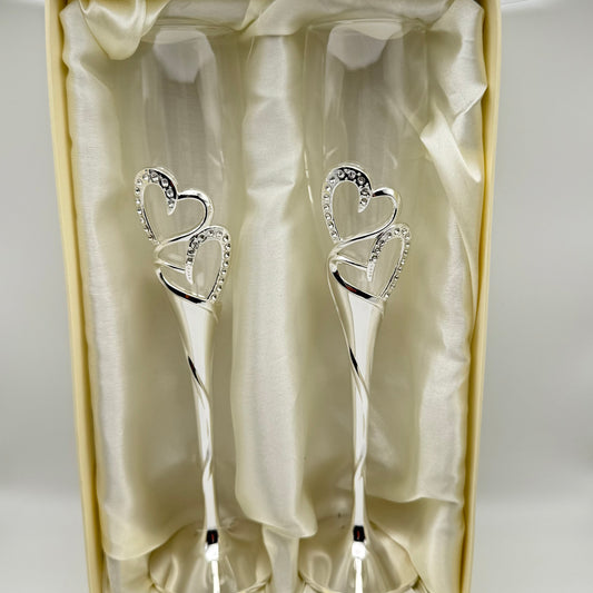 Engraved Champagne Flute – Personalized Wedding & Anniversary Toasting Glass | Canada-Wide Delivery