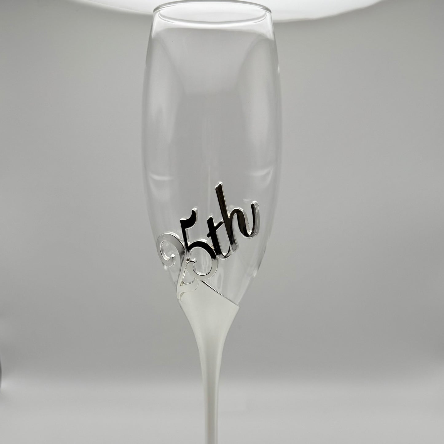 25th Anniversary Champagne Flutes Canada – Personalized Engraved Crystal Glasses Toronto, Mississauga, Vancouver, Montreal