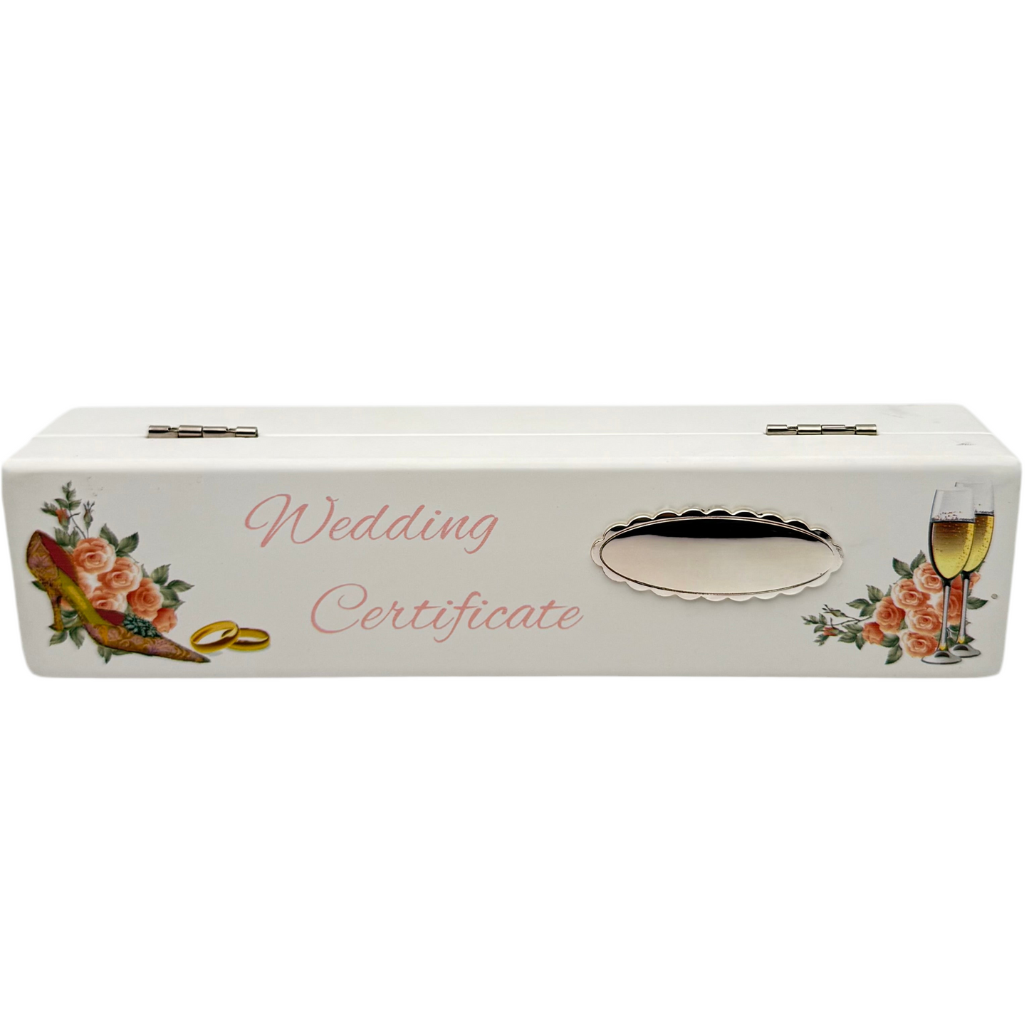 Engraved Wedding Certificate Box – Personalized Marriage Keepsake Gift Canada