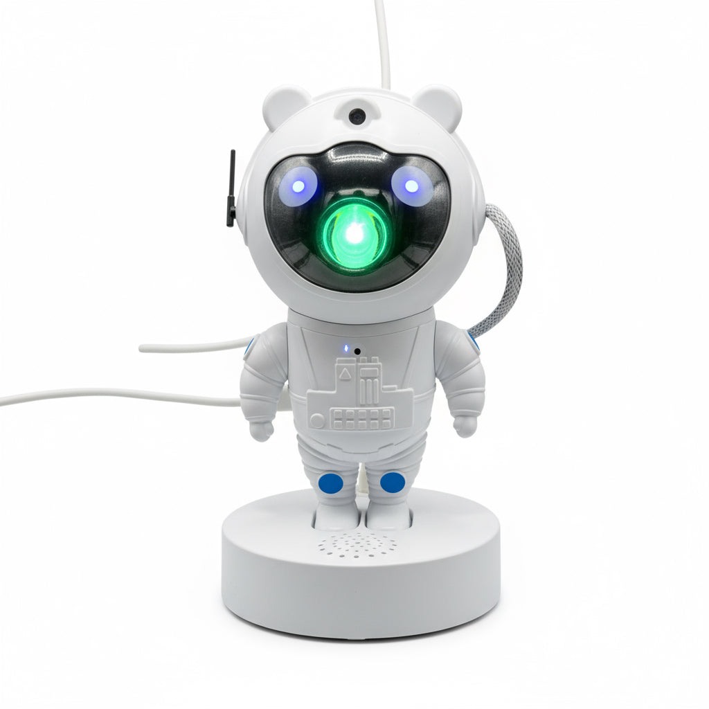 Astronaut Bluetooth Speaker with Galaxy Light Projector – USB Plug-In Night Light | LED Star Projector & Music Speaker for Kids Room, Bedroom & Gifts Canada